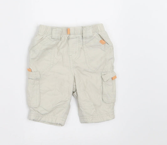 NEXT Boys Beige   Cropped Trousers Size Newborn  - SHORT