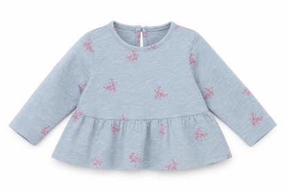 Zara Girls Blue Floral  A-Line  Size 0-3 Months