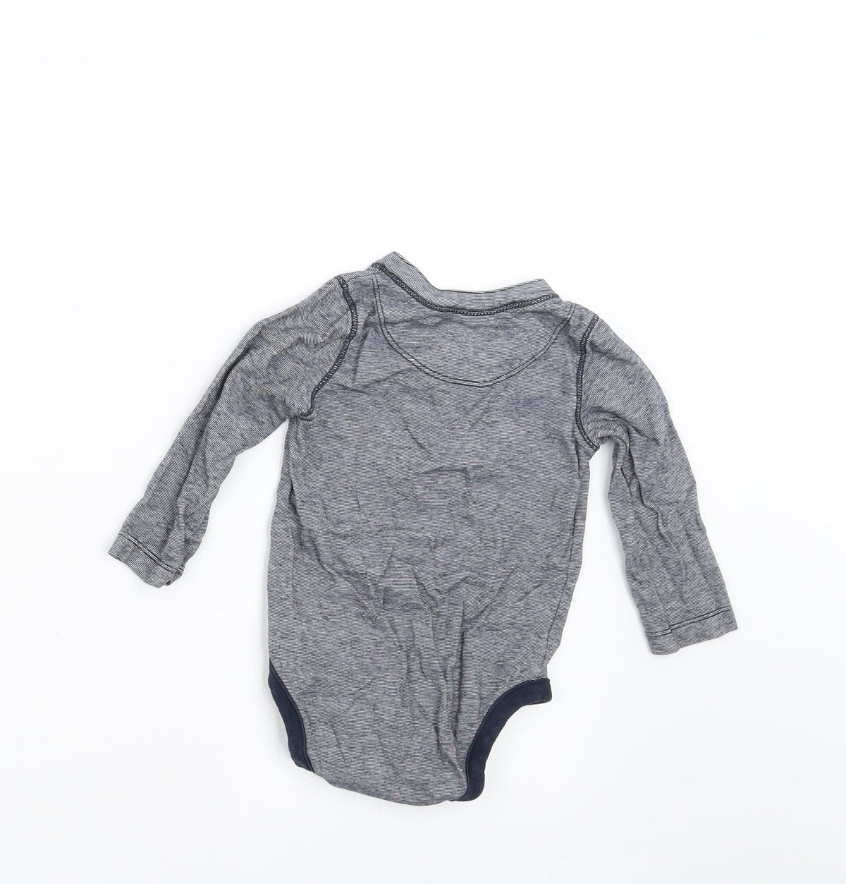 Gap Baby Blue Striped  Basic T-Shirt Size 12-18 Months