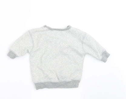 NEXT Boys Grey   Pullover Jumper Size 3-6 Months  - christmas
