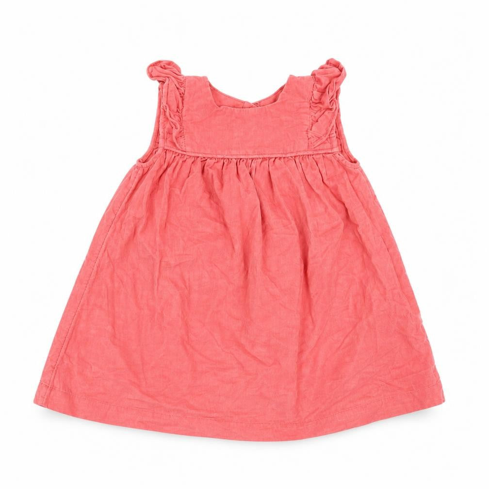 Marks and Spencer Girls Orange  Corduroy A-Line  Size 9-12 Months