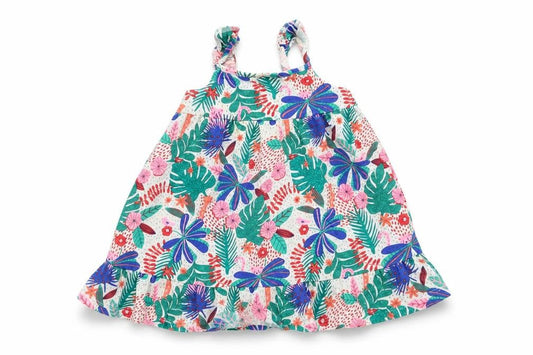 F&F Girls White Fair Isle  A-Line  Size 9-12 Months