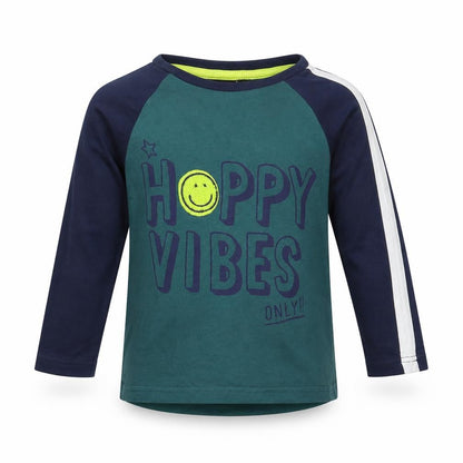 George Boys Blue   Basic T-Shirt Size 2-3 Years  - HAPPY VIBES