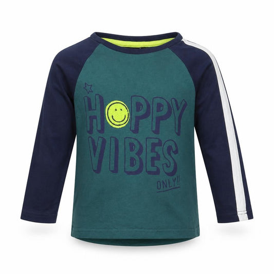George Boys Blue   Basic T-Shirt Size 2-3 Years  - HAPPY VIBES