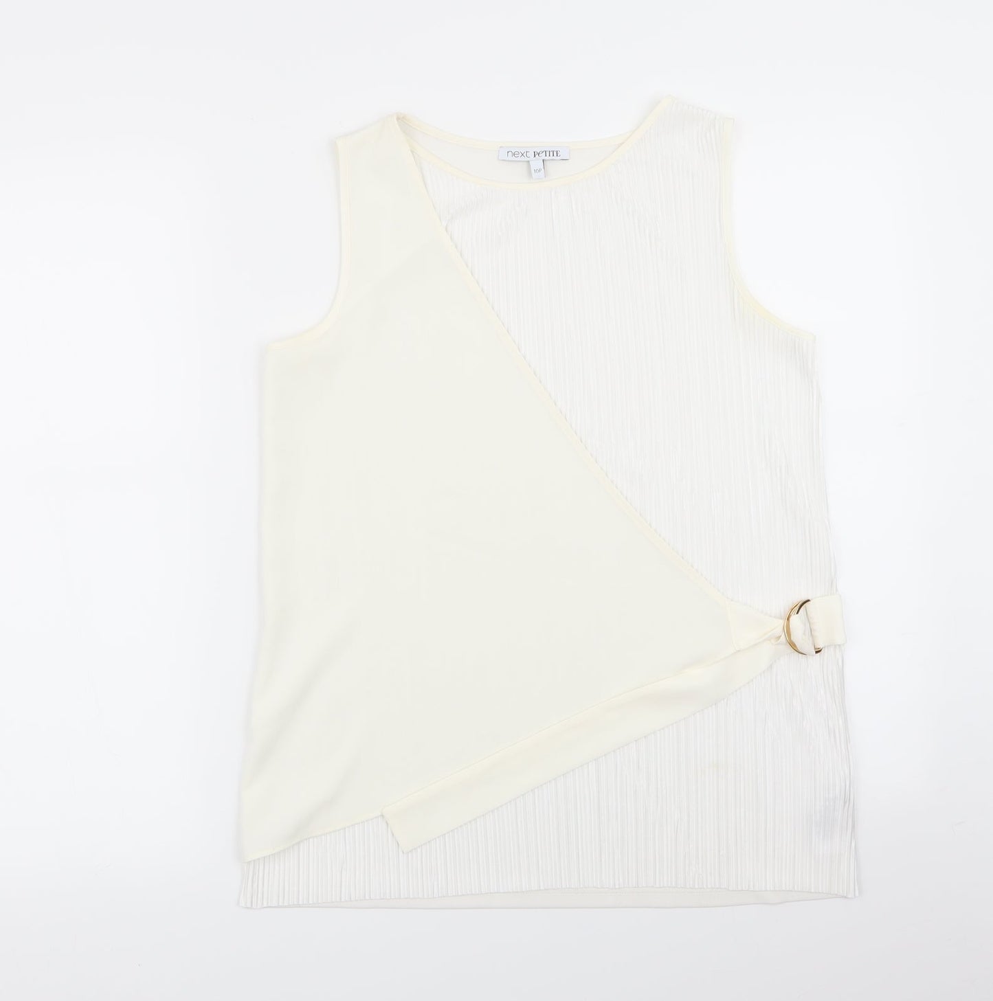 Womens UK Size 10 NEXT White Basic Blouse