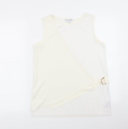 Womens UK Size 10 NEXT White Basic Blouse