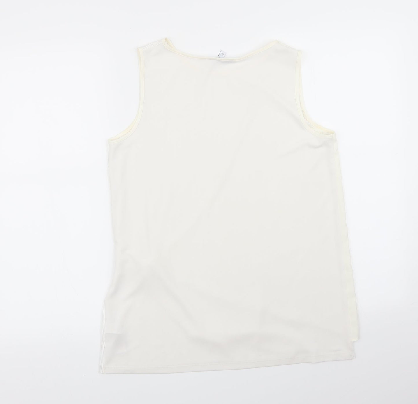 Womens UK Size 10 NEXT White Basic Blouse