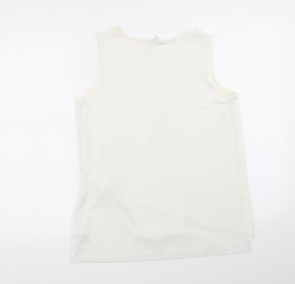 Womens UK Size 10 NEXT White Basic Blouse