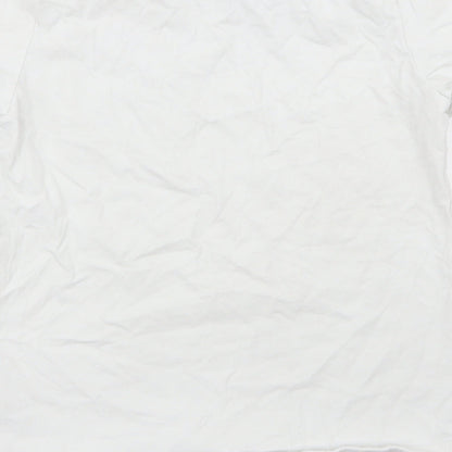 F&F Girls White   Basic T-Shirt Size 6-7 Years