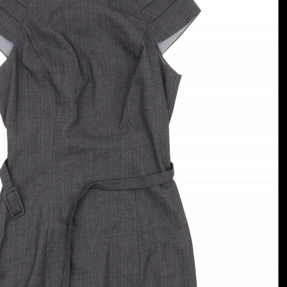 Warehouse Womens Grey   A-Line  Size 12