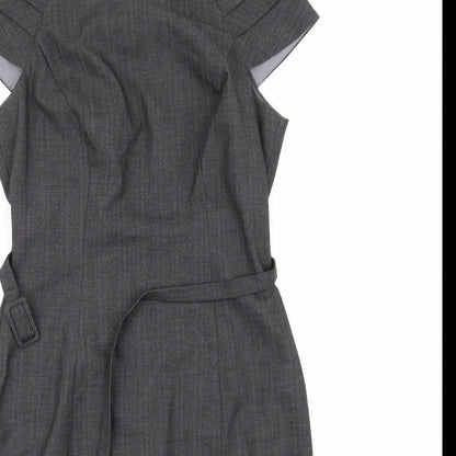 Warehouse Womens Grey   A-Line  Size 12