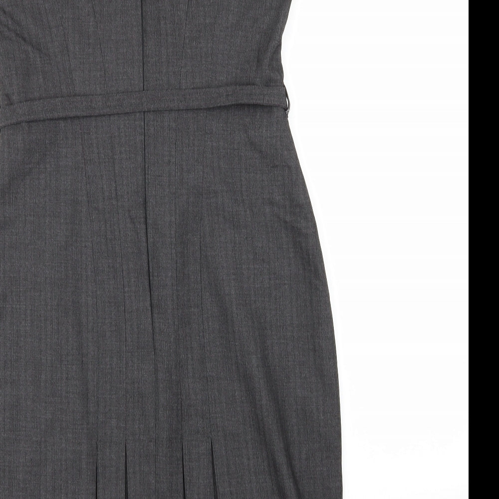 Warehouse Womens Grey   A-Line  Size 12