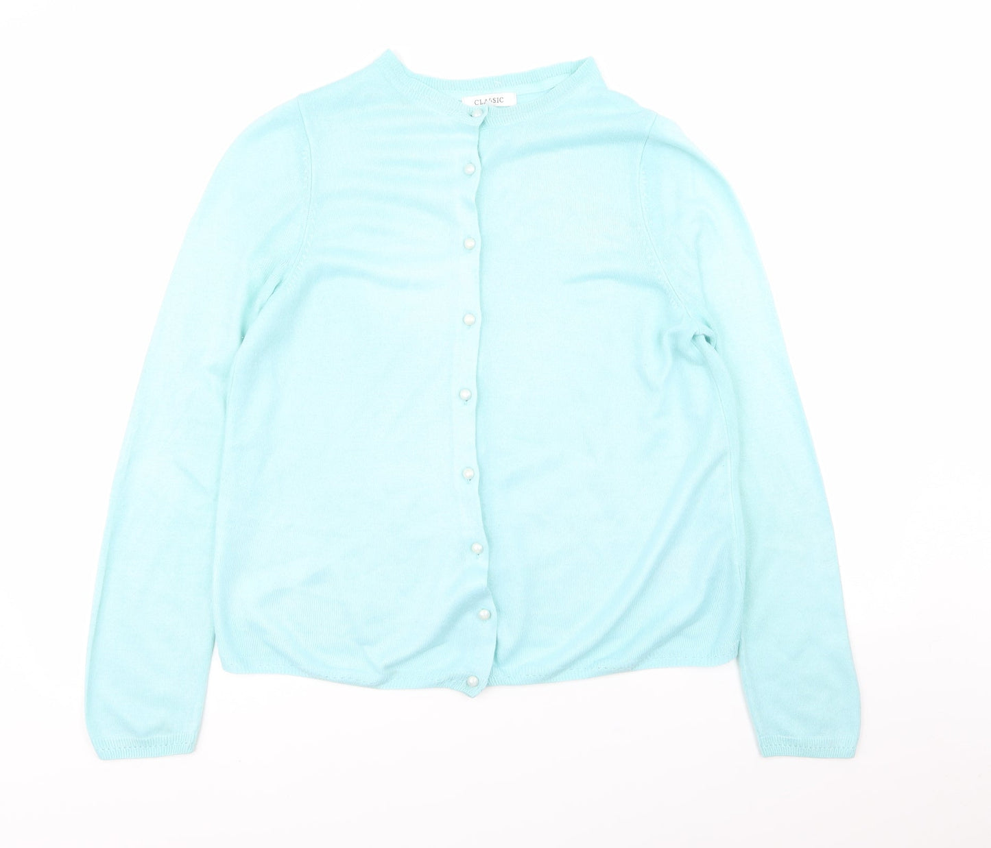 Classic Womens Blue   Cardigan Jumper Size 12