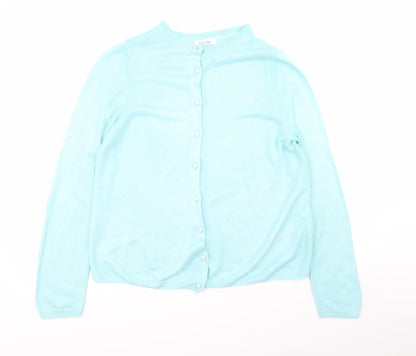Classic Womens Blue   Cardigan Jumper Size 12