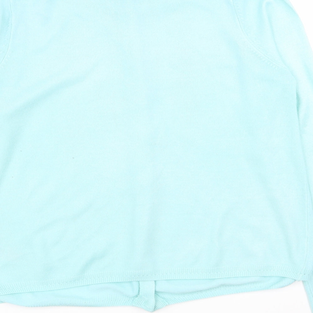 Classic Womens Blue   Cardigan Jumper Size 12