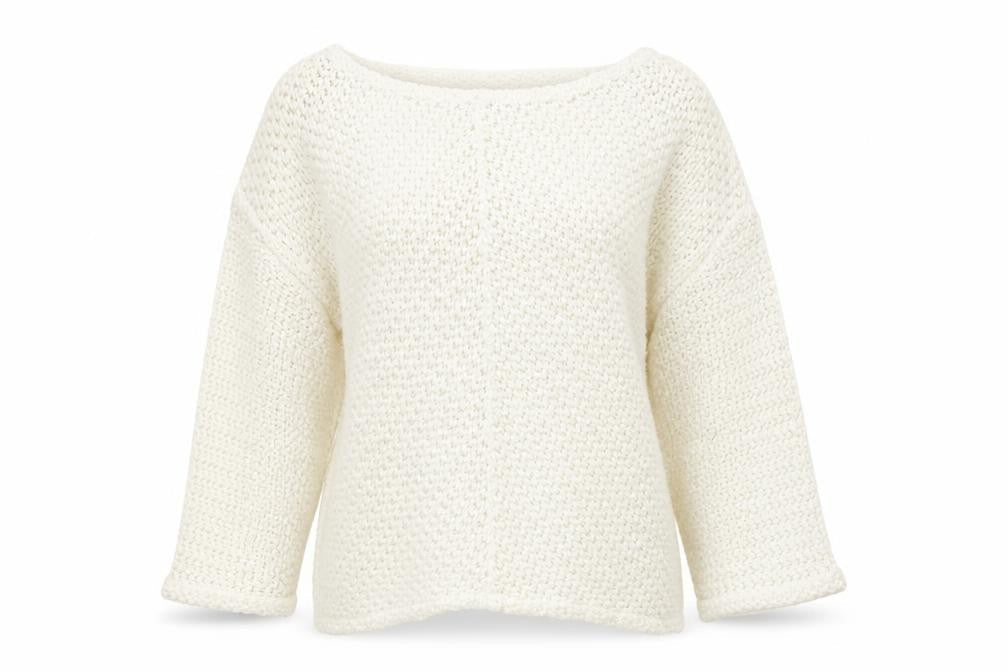 Womens UK Size 8 River Island White Pullover Jumper