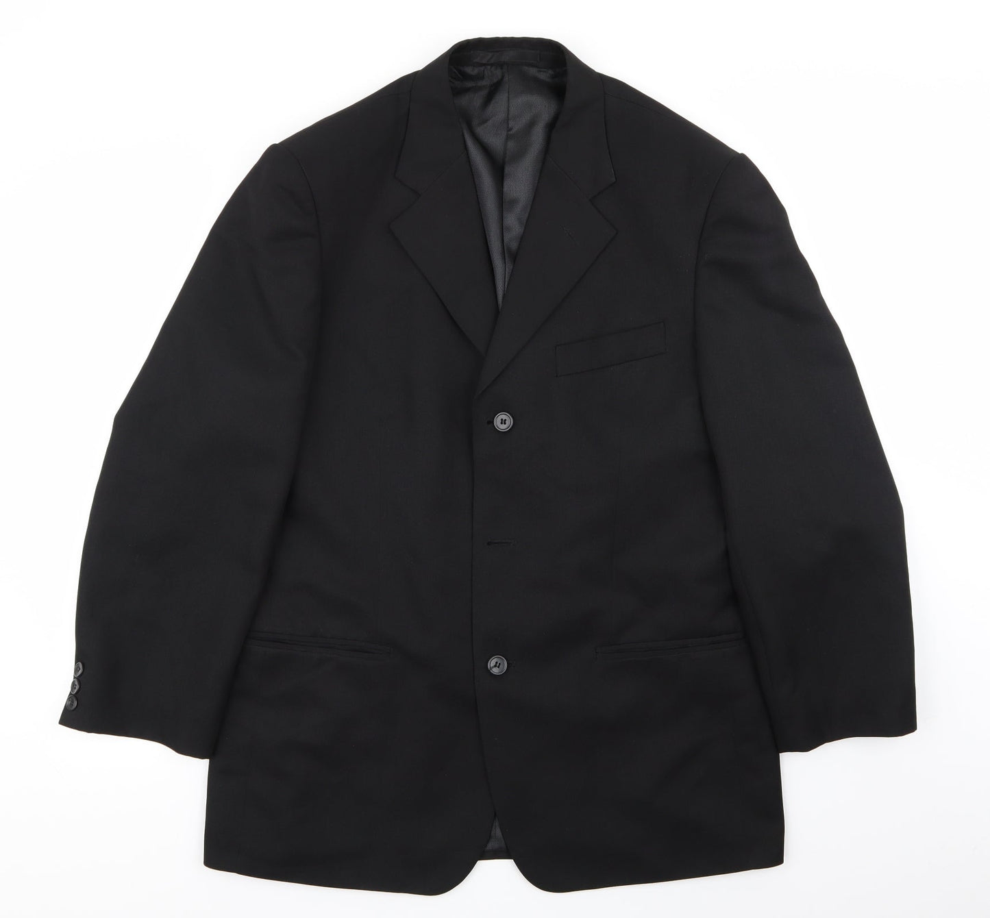 Mens UK Size 40 Matalan Regular Black Suit Jacket
