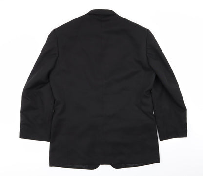 Mens UK Size 40 Matalan Regular Black Suit Jacket