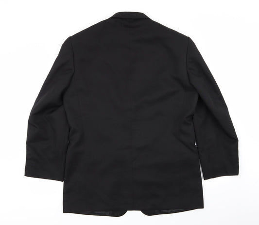 Mens UK Size 40 Matalan Regular Black Suit Jacket