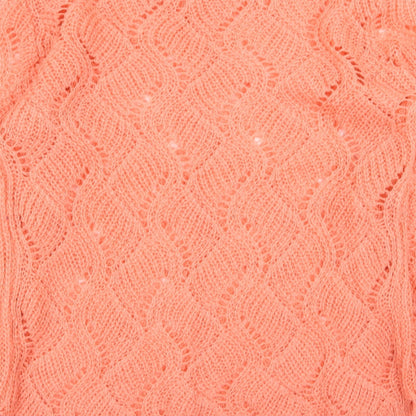 Primark Womens Orange   Pullover Jumper Size 8