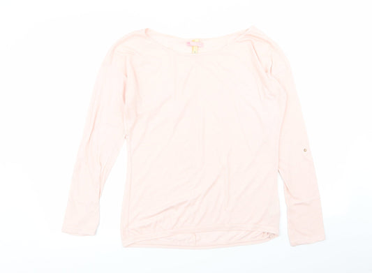 Bershka Womens Pink   Basic T-Shirt Size L