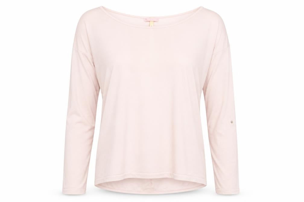 Womens UK Size L Bershka Pink Basic T-Shirt