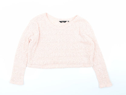 New Look Girls Pink   Pullover Jumper Size 14-15 Years