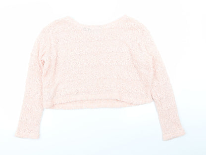 New Look Girls Pink   Pullover Jumper Size 14-15 Years