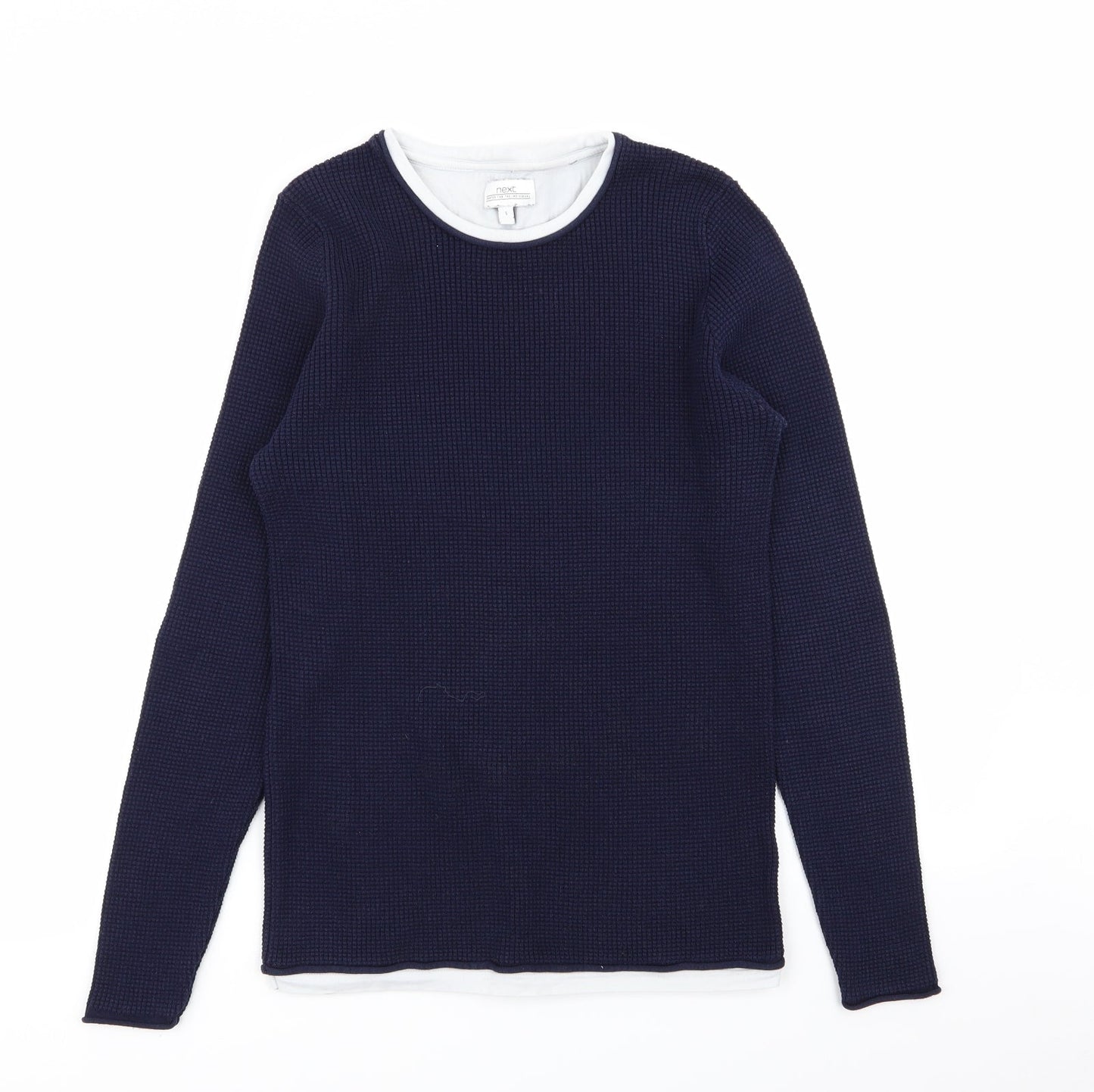 NEXT Mens Blue   Pullover Jumper Size S