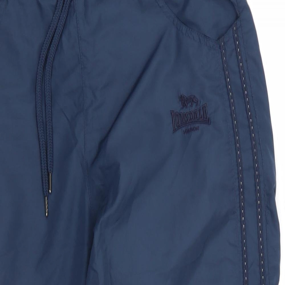 Lonsdale Womens Blue   Capri Trousers Size 6  - stretch waistband