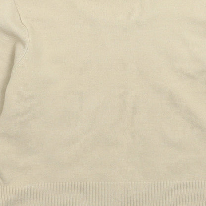 Womens UK Size M Filati Beige Pullover Jumper