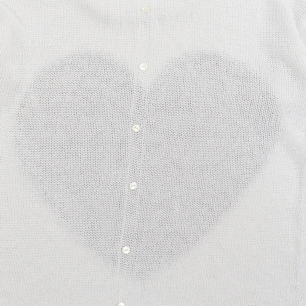 Womens UK Size 12 NEXT White Pullover Jumper
