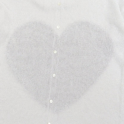 Womens UK Size 12 NEXT White Pullover Jumper