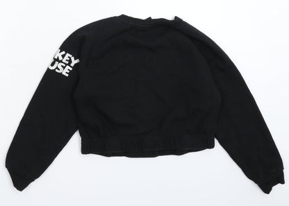 Primark Boys Black   Pullover Sweatshirt Size 9-10 Years