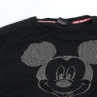 Primark Boys Black   Pullover Sweatshirt Size 9-10 Years