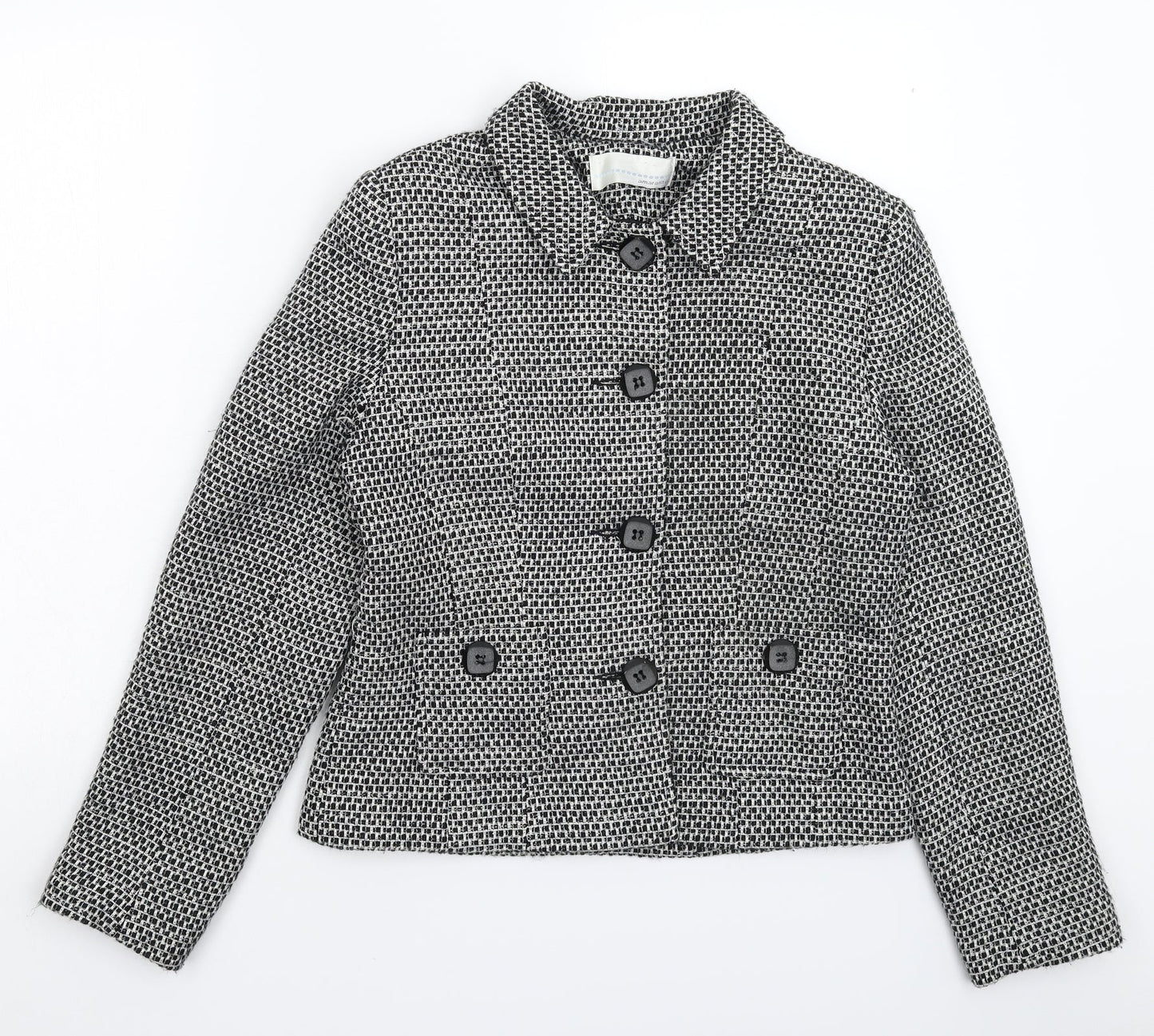 Womens UK Size 12 AMARANTO Regular Grey Blazer
