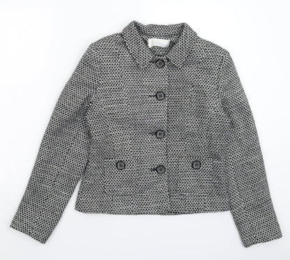 Womens UK Size 12 AMARANTO Regular Grey Blazer