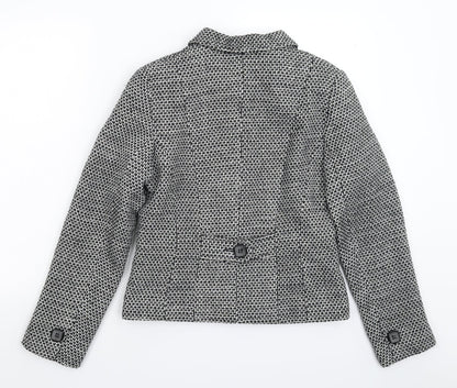 Womens UK Size 12 AMARANTO Regular Grey Blazer