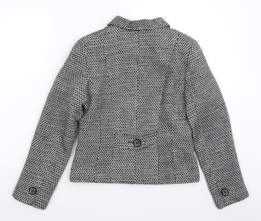 Womens UK Size 12 AMARANTO Regular Grey Blazer