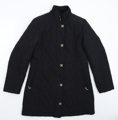 Womens UK Size S Klass Black Pea Coat