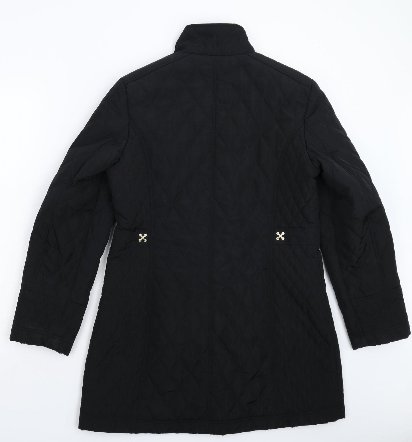 Womens UK Size S Klass Black Pea Coat