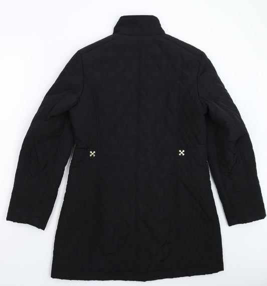 Womens UK Size S Klass Black Pea Coat