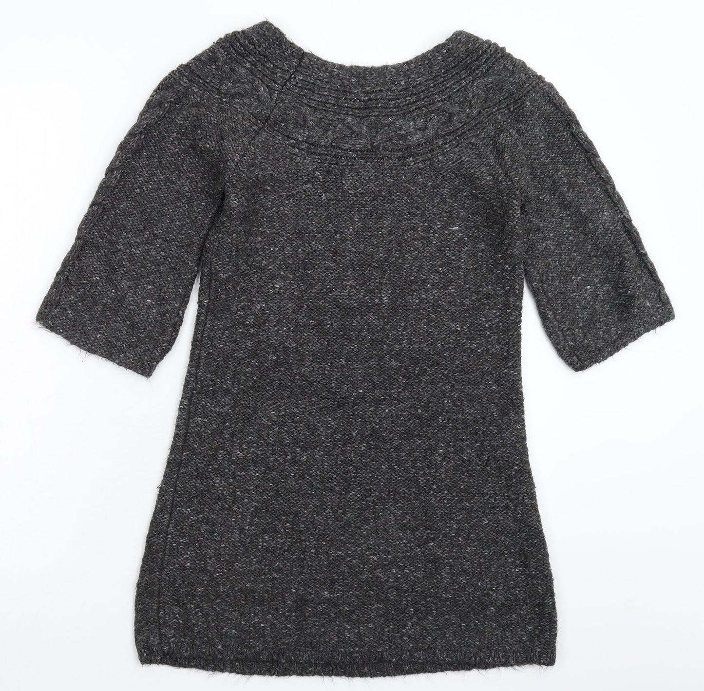 George Womens Grey  Knit Pullover Jumper Size 10