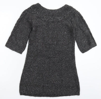 George Womens Grey  Knit Pullover Jumper Size 10