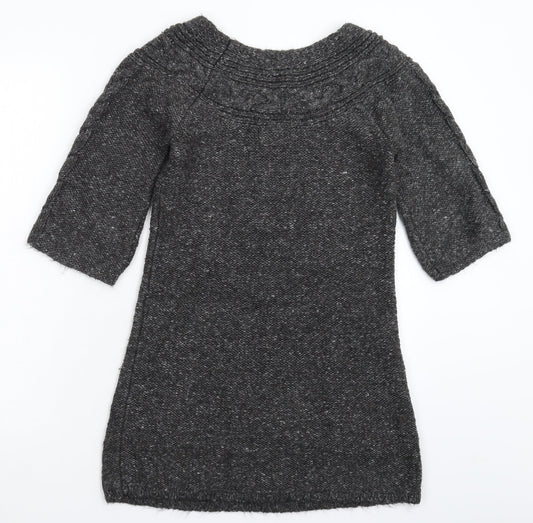 George Womens Grey  Knit Pullover Jumper Size 10