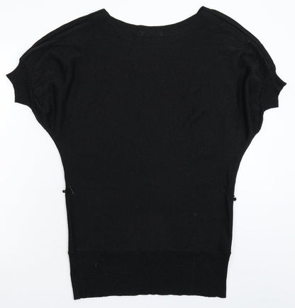 Womens UK Size L M&Co Black Pullover Jumper