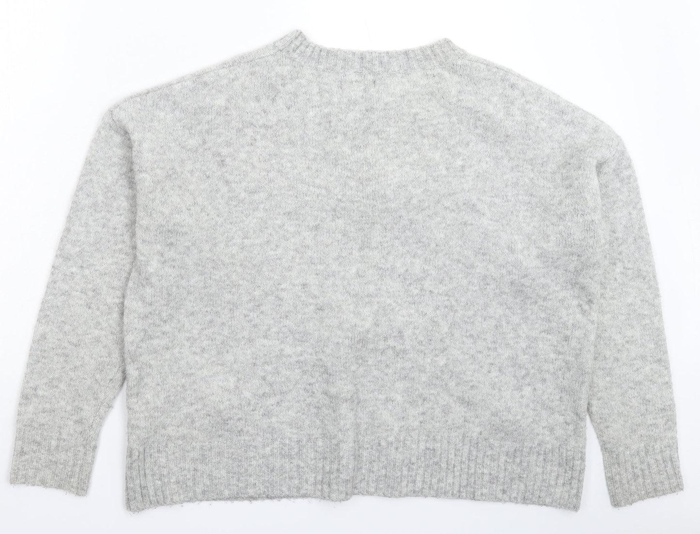 Primark Womens Grey  Knit Pullover Jumper Size 16