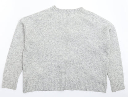 Primark Womens Grey  Knit Pullover Jumper Size 16