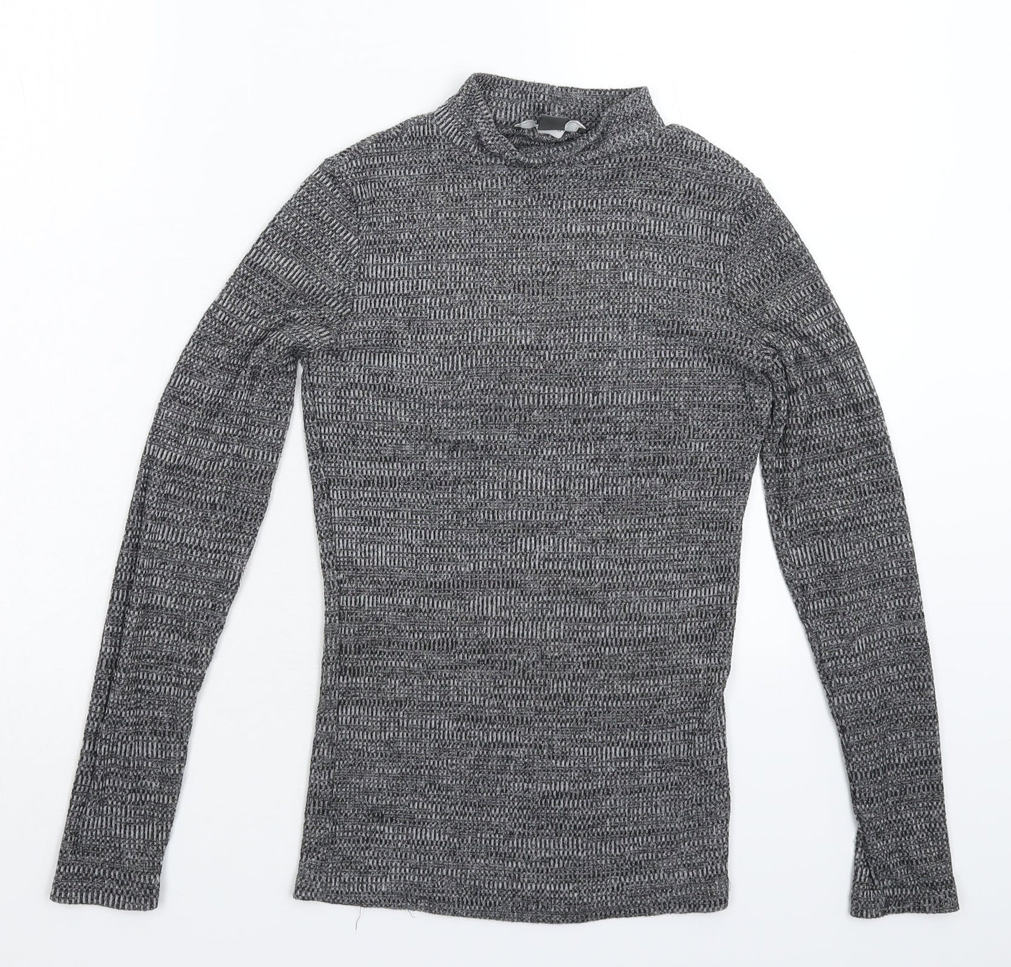 Primark Womens Grey  Knit Pullover Jumper Size 8