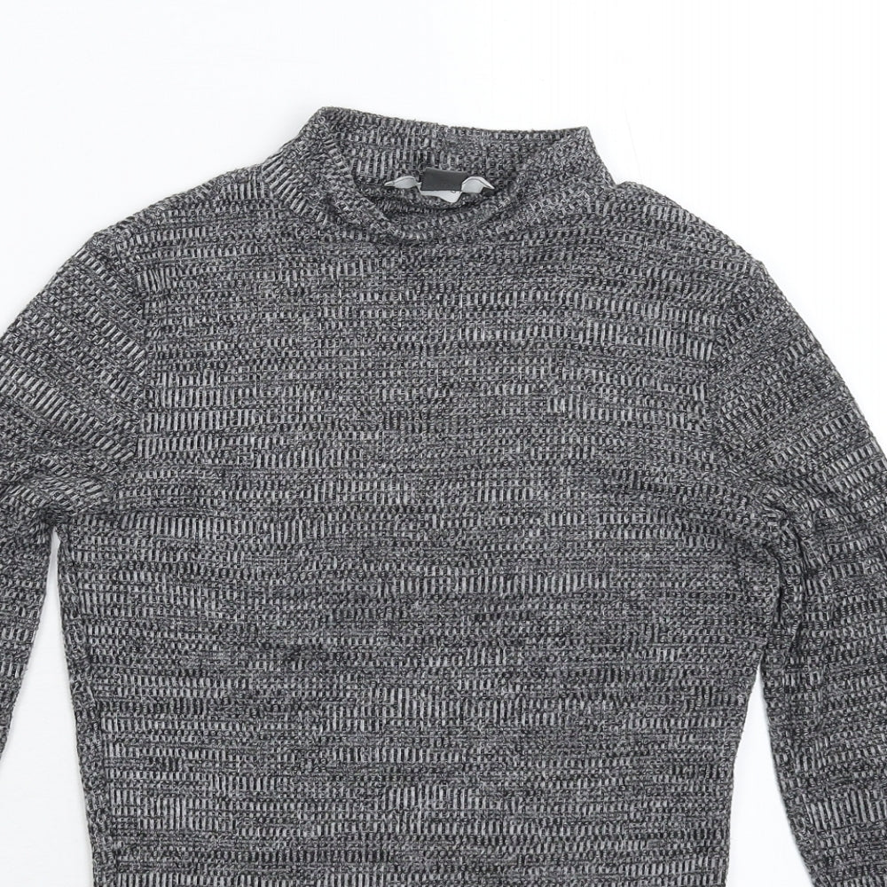 Primark Womens Grey  Knit Pullover Jumper Size 8